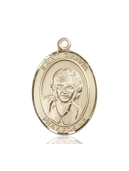 14kt Gold St. Gianna Medal