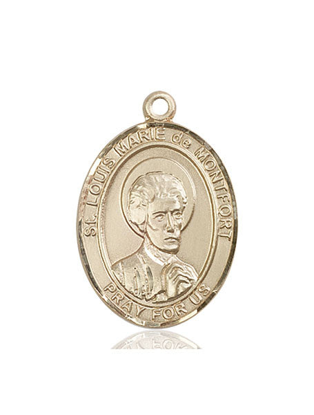 14kt Gold St. Louis Marie de Montfort Medal