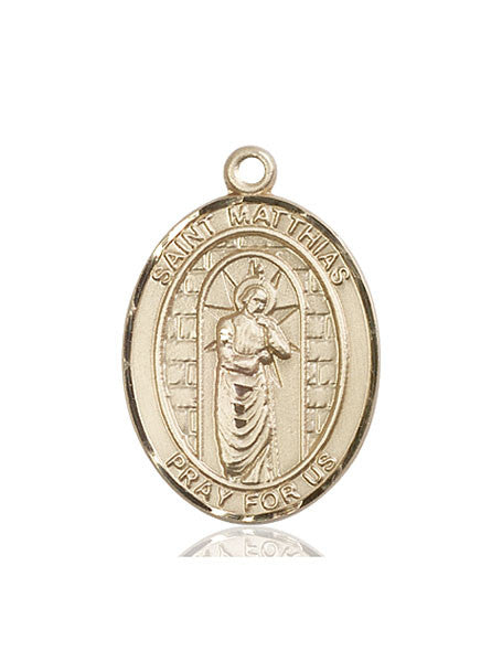 14kt Gold St. Matthias the Apostle Medal