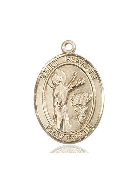 14kt Gold St. Kenneth Medal