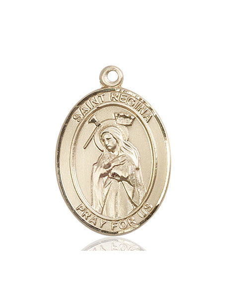 14kt Gold St. Regina Medal