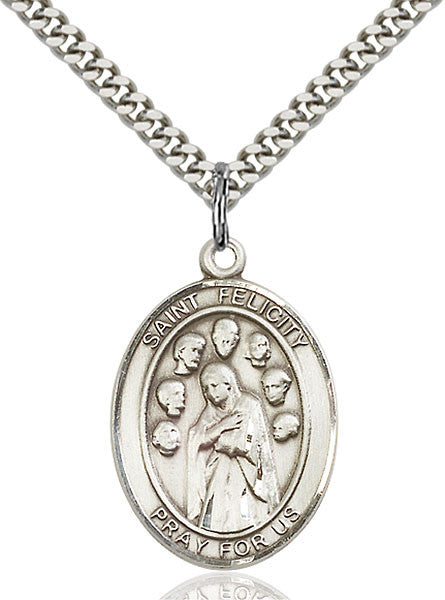 Sterling Silver St. Felicity Pendant