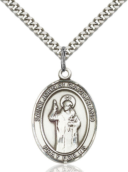 Sterling Silver St. John of Capistrano Pendant