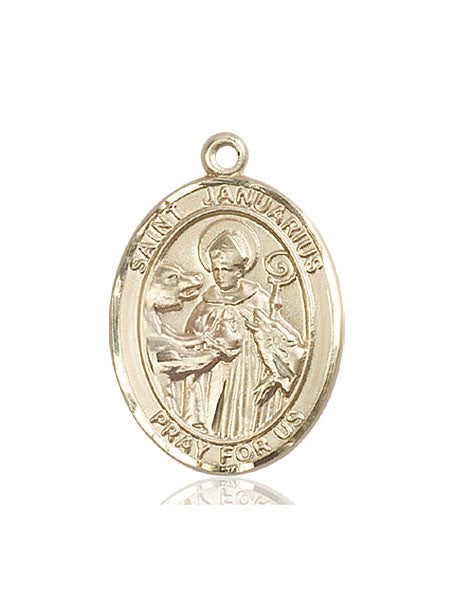 14kt Gold St. Januarius Medal