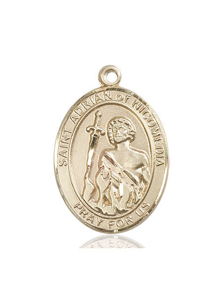 14kt Gold St. Adrian of Nicomedia Medal