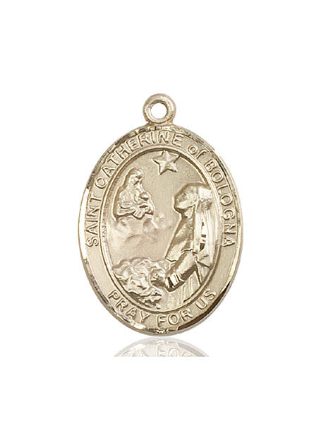 14kt Gold St. Catherine of Bologna Medal