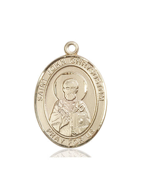 14kt Gold St. John Chrysostom Medal