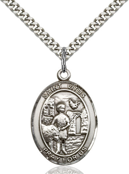 Sterling Silver St. Vitus Pendant