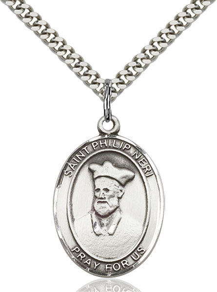 Sterling Silver St. Philip Neri Pendant