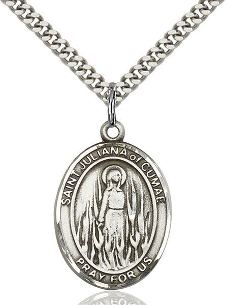 Sterling Silver St. Juliana Pendant