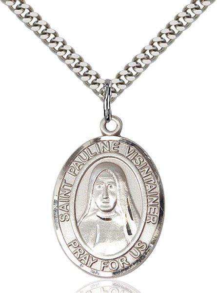 Sterling Silver St. Pauline Visintainer Pendant