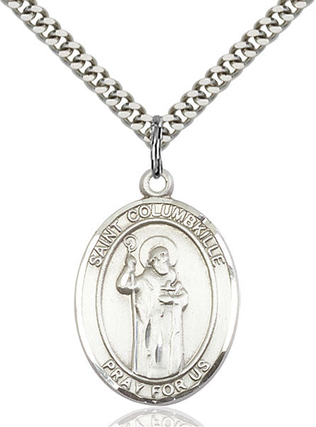 Sterling Silver St. Columbkille Pendant