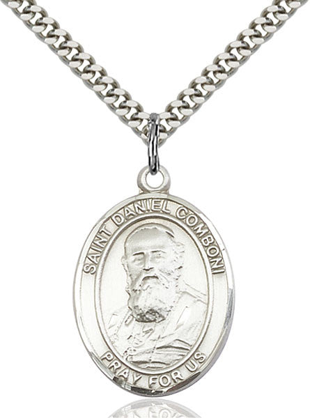 Sterling Silver St. Daniel Comboni Pendant