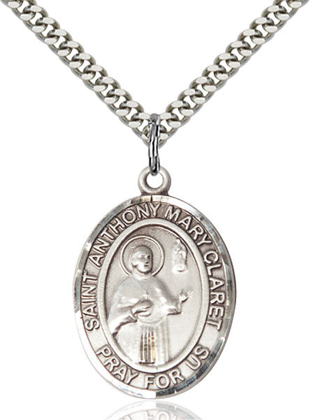 Sterling Silver St. Anthony Mary Claret Pendant