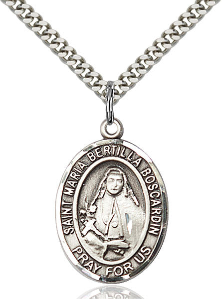 Sterling Silver St. Maria Bertilla Boscardin Pendant