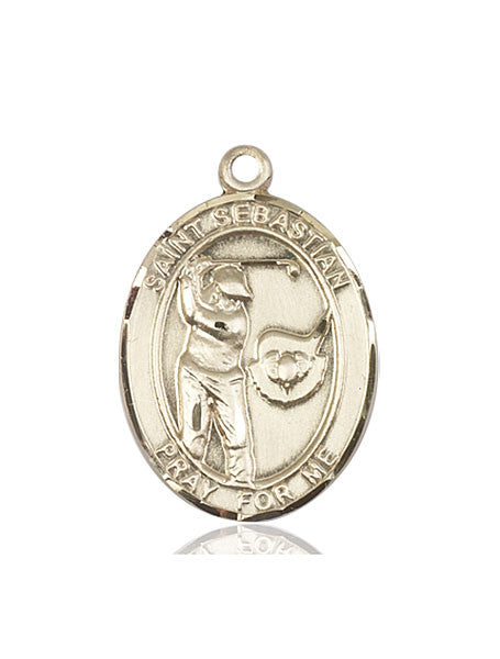 14kt Gold St. Sebastian / Golf Medal