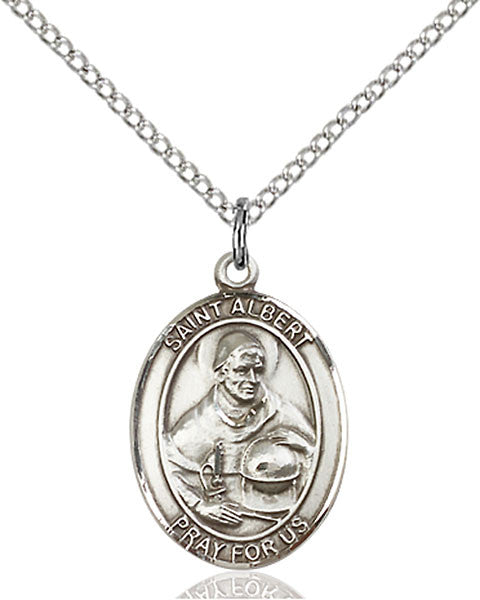 Sterling Silver St. Albert the Great Pendant