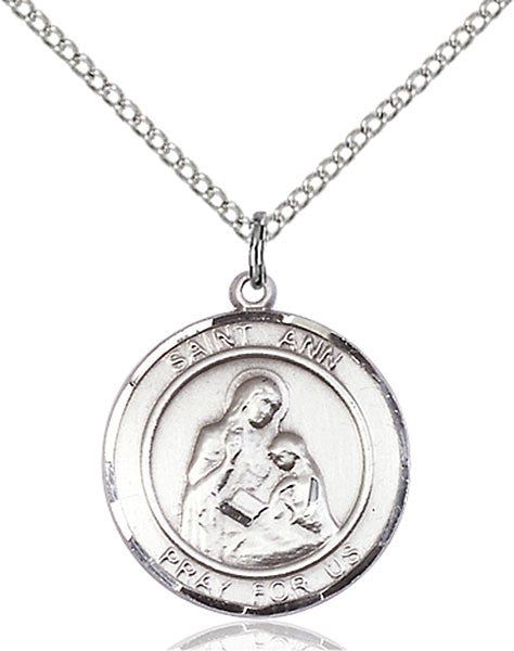 Sterling Silver St. Ann Pendant