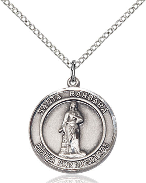 Sterling Silver Santa Barbara Pendant