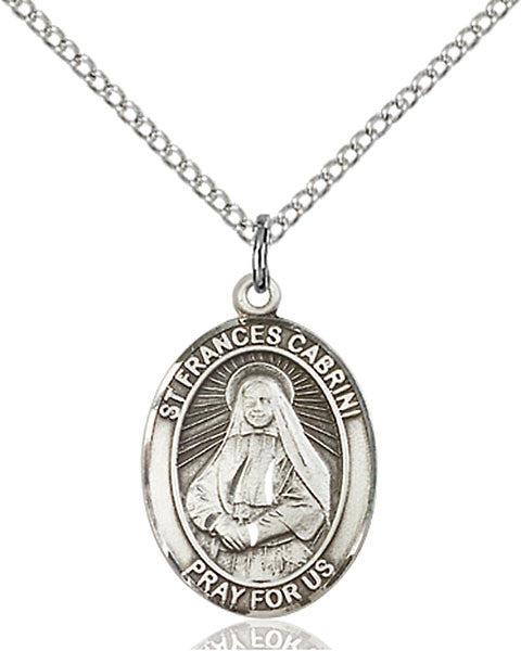 Sterling Silver St. Frances Cabrini Pendant