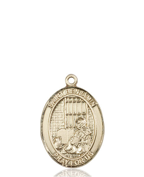 14kt Gold St. Benjamin Medal