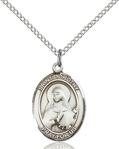 Sterling Silver St. Dorothy Pendant