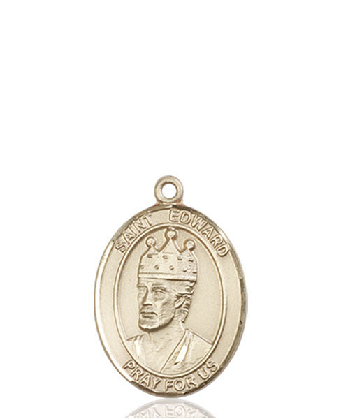 14kt Gold St. Edward the Confessor Medal