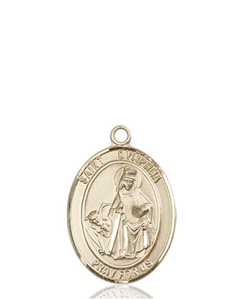 14kt Gold St. Dymphna Medal