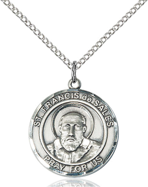 Sterling Silver St. Francis de Sales Pendant