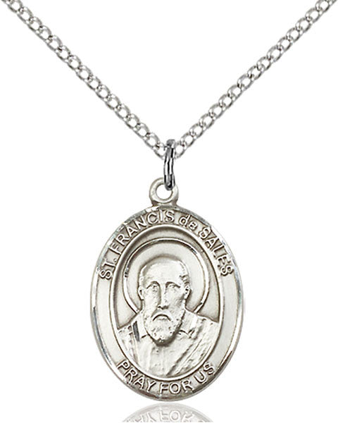 Sterling Silver St. Francis De Sales Pendant