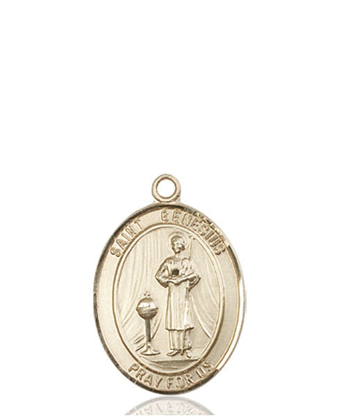 14kt Gold St. Genesius of Rome Medal