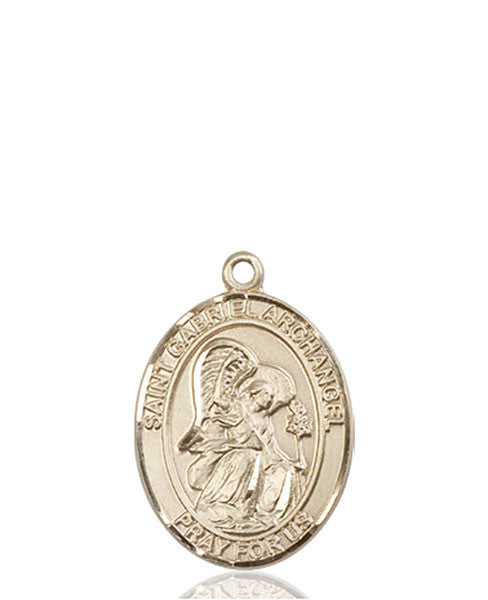 14kt Gold St. Gabriel the Archangel Medal