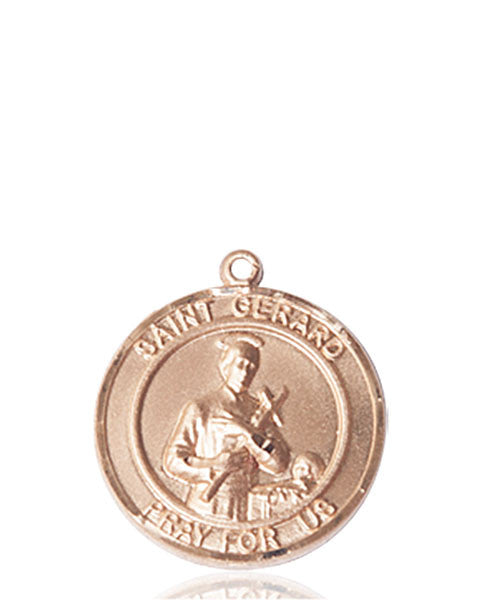 14kt Gold St. Gerard Medal