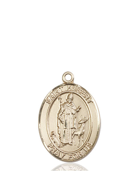 14kt Gold St. Hubert of Liege Medal