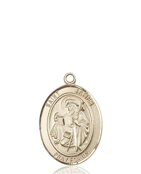 14kt Gold St. James the Greater Medal