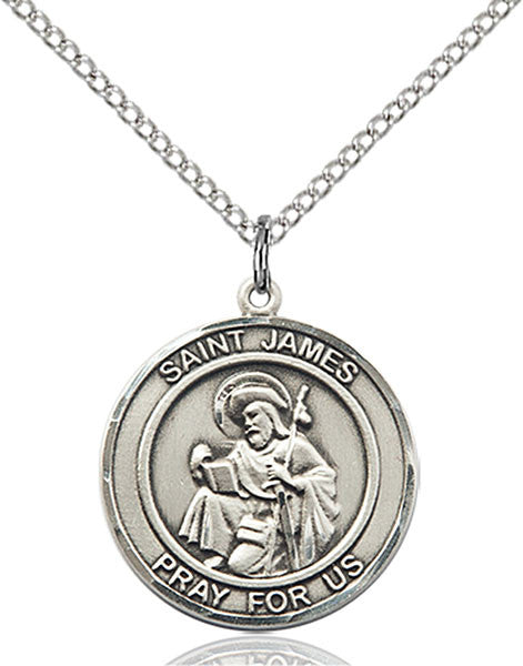 Sterling Silver St. James the Greater Pendant