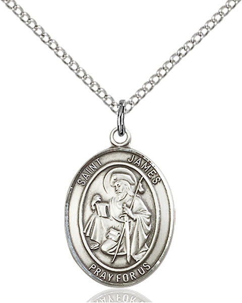 Sterling Silver St. James the Greater Pendant