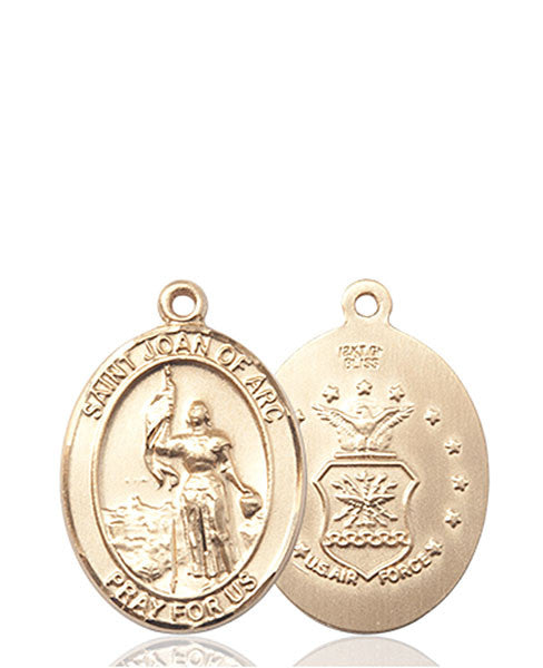 14kt Gold St. Joan Of Arc / Air Force Medal