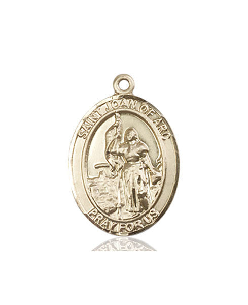 14kt Gold St. Joan Of Arc / Army Medal