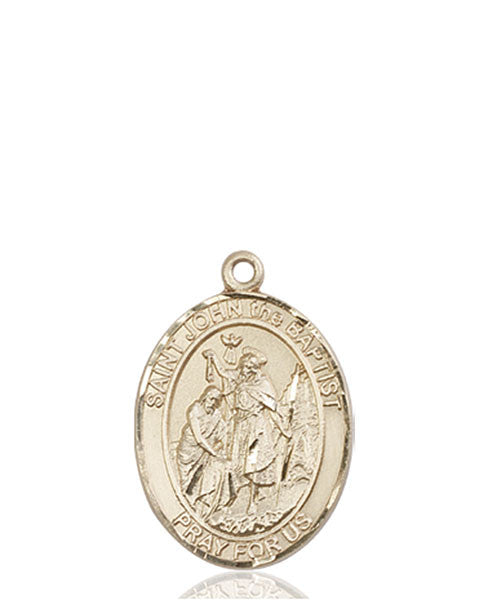 14kt Gold St. John the Baptist Medal