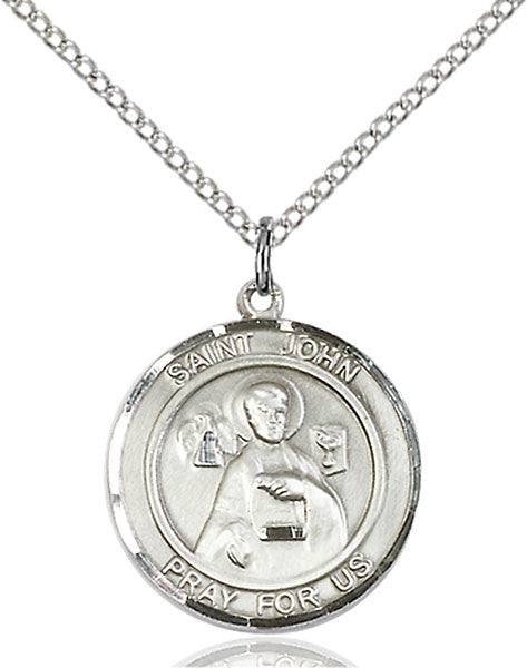 Sterling Silver St. John the Apostle Pendant