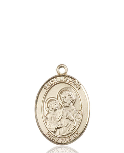 14kt Gold St. Joseph Medal