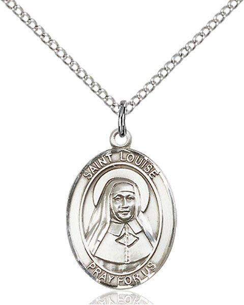 Sterling Silver St. Louise De Marillac Pendant