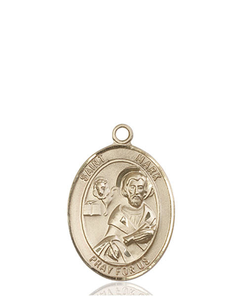 14kt Gold St. Mark the Evangelist Medal