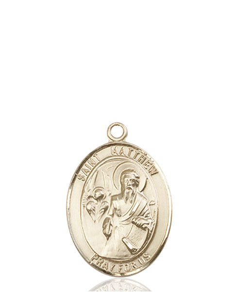 14kt Gold St. Matthew the Apostle Medal