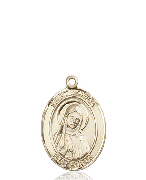 14kt Gold St. Monica Medal