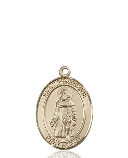 14kt Gold St. Peregrine Laziosi Medal