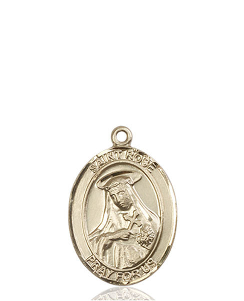 14kt Gold St. Rose of Lima Medal