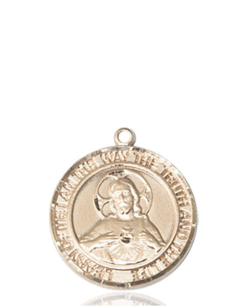 14kt Gold Scapular Medal