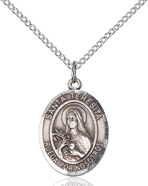 Sterling Silver Santa Teresita Pendant